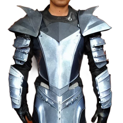 robot, jacket, mask, staff transparent PNG cut-out