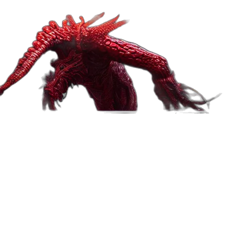 dragon, creature, animal, staff transparent PNG cut-out