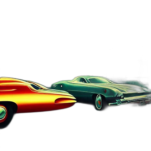 car, concept art, photorealistic, 3d render transparent PNG cut-out
