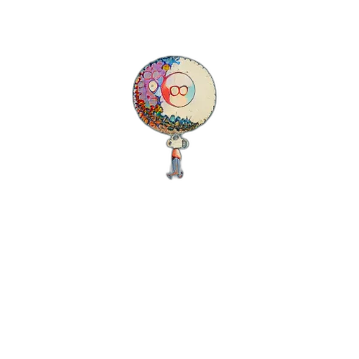 staff, jewelry, umbrella, pixel art transparent PNG cut-out