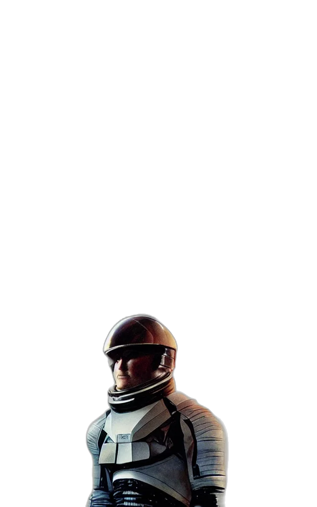 robot, mask, sword, staff transparent PNG cut-out