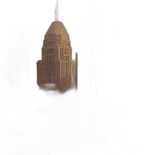 building, crown, jewelry, staff transparent PNG cut-out