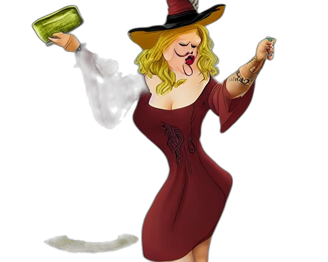dress, concept art, cartoon, fantasy art transparent PNG cut-out