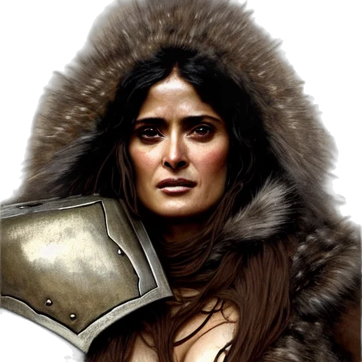 face, fantasy art, concept art, photorealistic transparent PNG cut-out