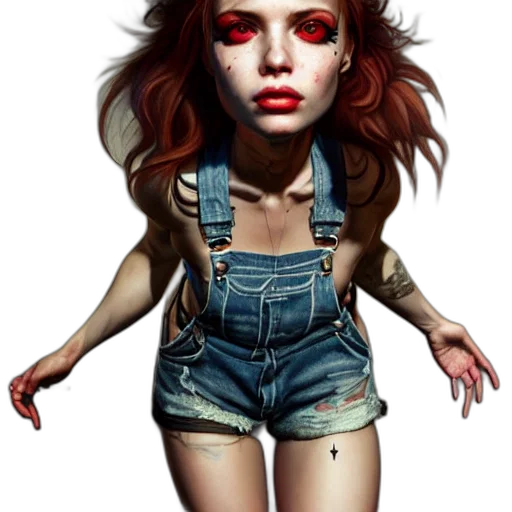 face, mask, creature, concept art transparent PNG cut-out