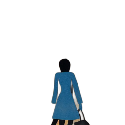 dress, jacket, staff, umbrella transparent PNG cut-out