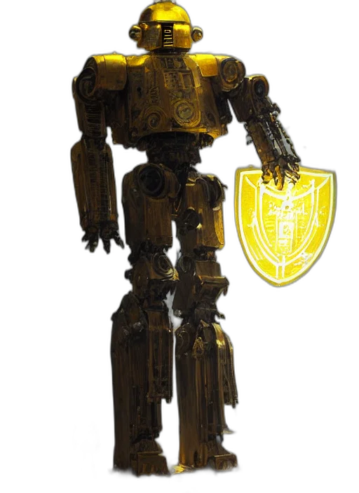 robot, staff, weapon, concept art transparent PNG cut-out