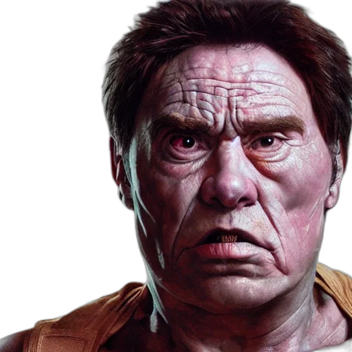 face, photorealistic, 3d render, concept art transparent PNG cut-out