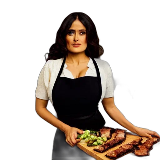 food, dress, staff, photorealistic transparent PNG cut-out