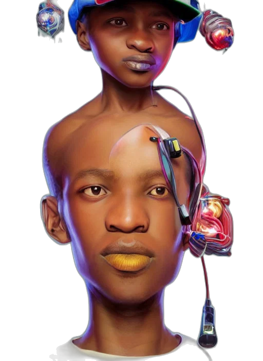 robot, face, mask, concept art transparent PNG cut-out