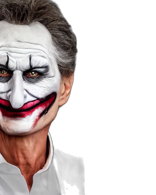 mauricio, macri, elaborate, joker transparent PNG cut-out