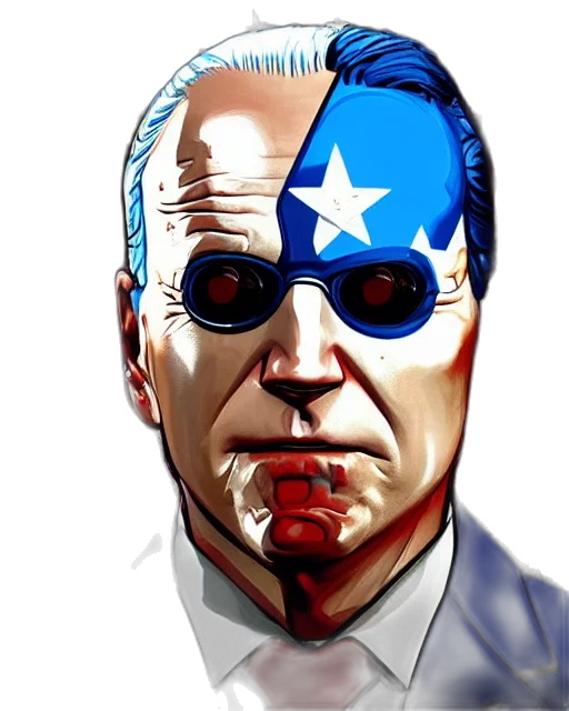 mask, comic book art, cartoon, concept art transparent PNG cut-out