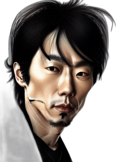 face, photorealistic, comic book art, fantasy art transparent PNG cut-out