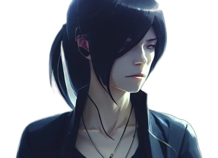 face, staff, mask, concept art transparent PNG cut-out