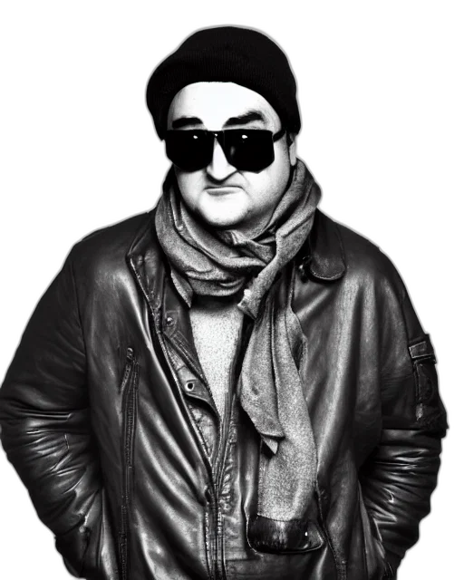 jacket, staff, face, hat transparent PNG cut-out