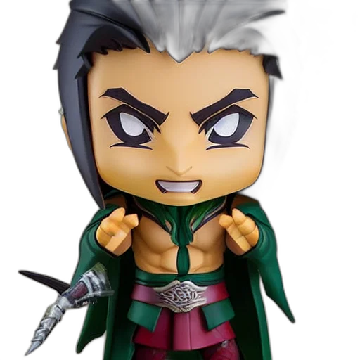 3d render, comic book art, concept art, shang transparent PNG cut-out