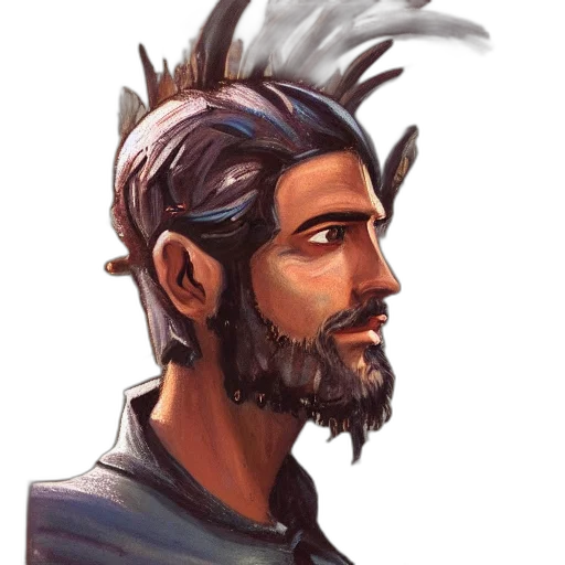 face, staff, mask, crown transparent PNG cut-out