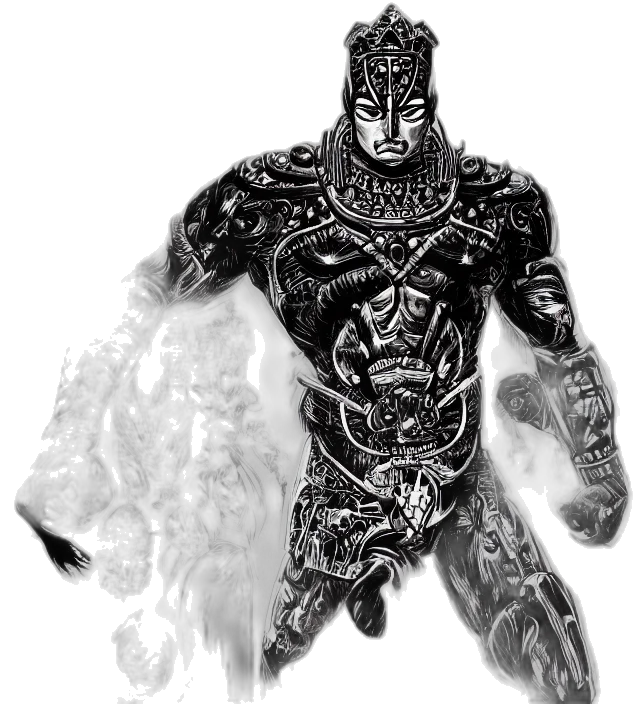 sword, animal, creature, comic book art transparent PNG cut-out