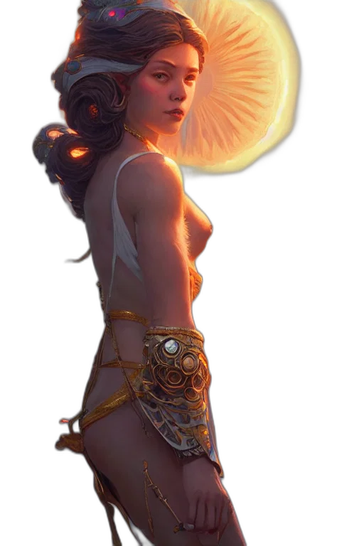 jewelry, dress, staff, crown transparent PNG cut-out