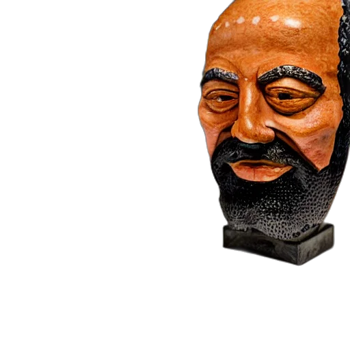 mask, face, staff, 3d render transparent PNG cut-out