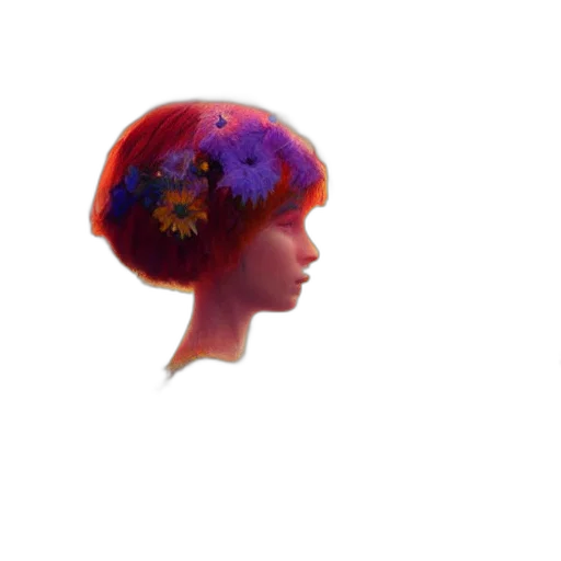 crown, hat, hair, face transparent PNG cut-out