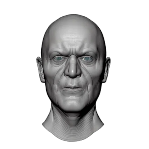 face, mask, robot, creature transparent PNG cut-out