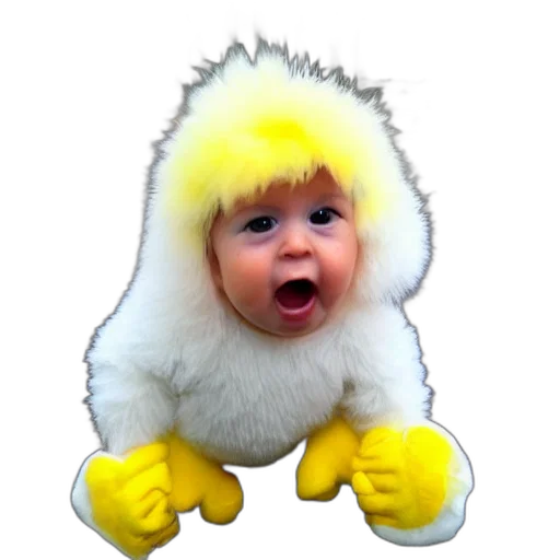 creature, animal, hair, photorealistic transparent PNG cut-out
