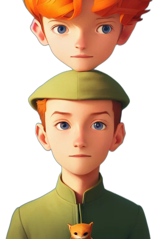 face, staff, hat, robot transparent PNG cut-out