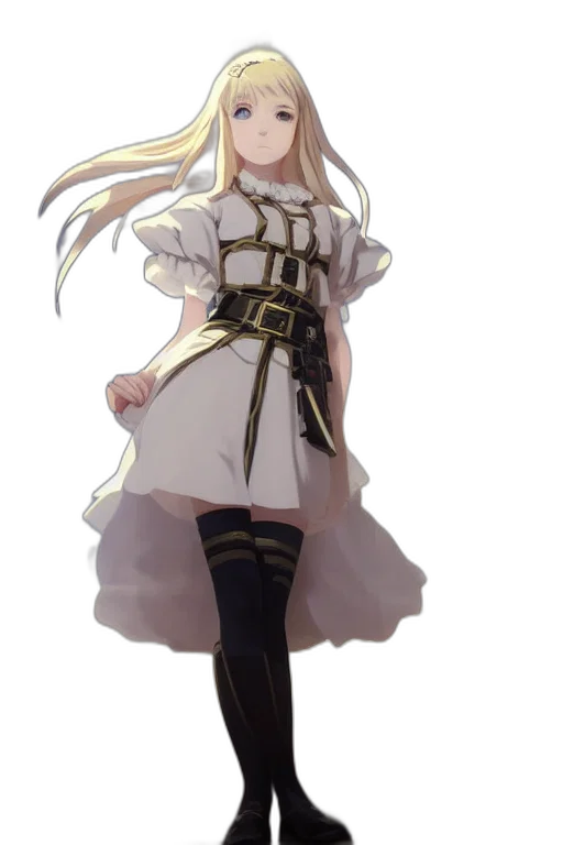 dress, staff, sword, crown transparent PNG cut-out