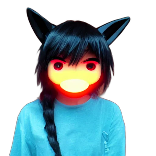 mask, face, creature, staff transparent PNG cut-out
