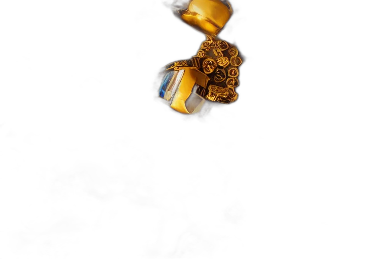 jewelry, crown, staff, flower transparent PNG cut-out