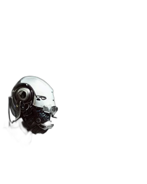 mask, robot, face, creature transparent PNG cut-out