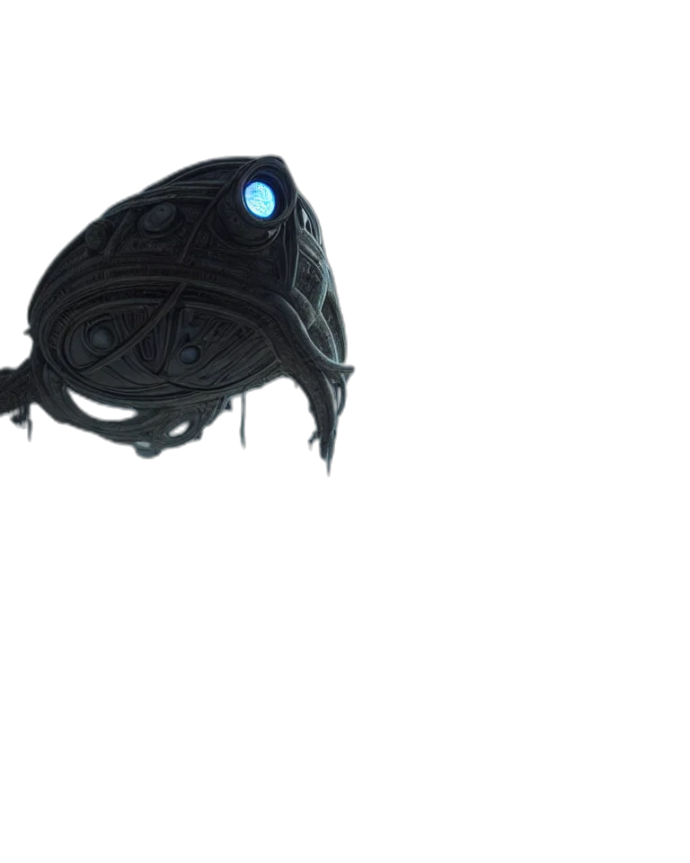 mask, creature, robot, hat transparent PNG cut-out
