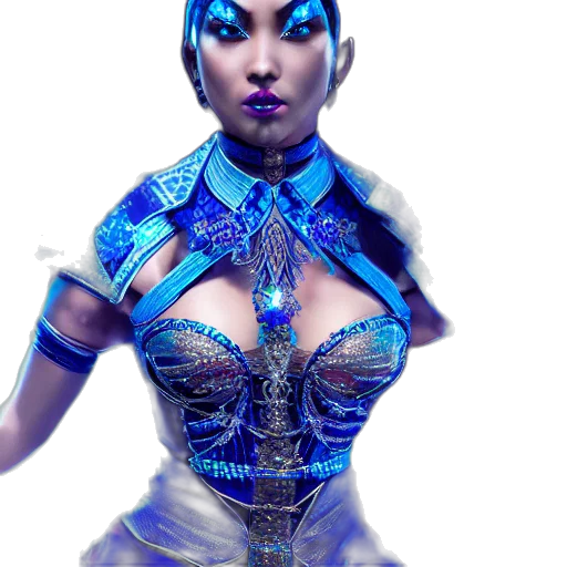 dress, robot, staff, jewelry transparent PNG cut-out