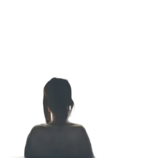 face, dress, jacket, hair transparent PNG cut-out