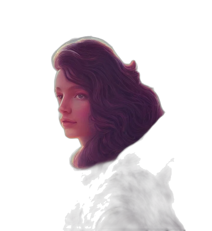 face, crown, robot, hair transparent PNG cut-out