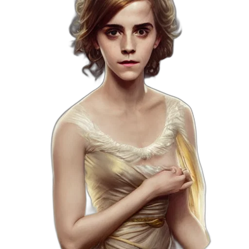 dress, jewelry, face, concept art transparent PNG cut-out