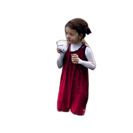dress, bottle, staff, robot transparent PNG cut-out
