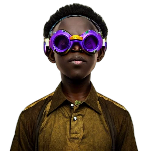 mask, face, staff, robot transparent PNG cut-out