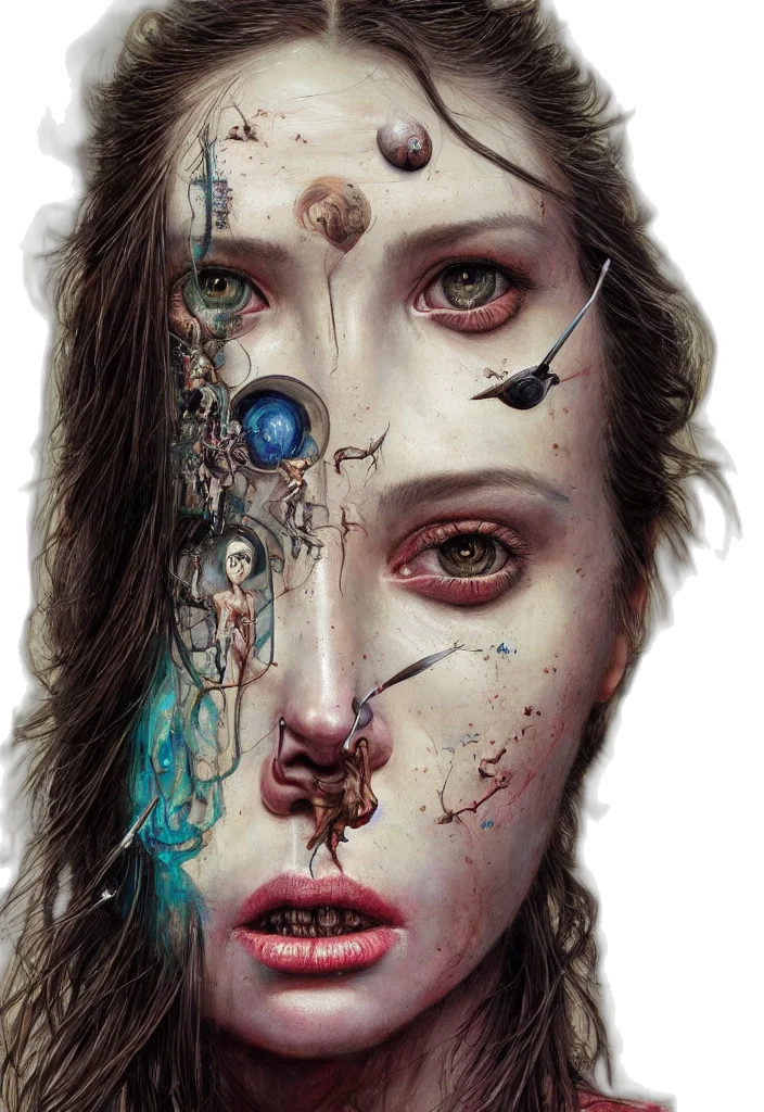 face, robot, mask, jewelry transparent PNG cut-out