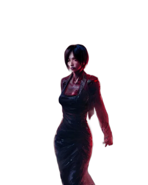 dress, staff, jacket, face transparent PNG cut-out