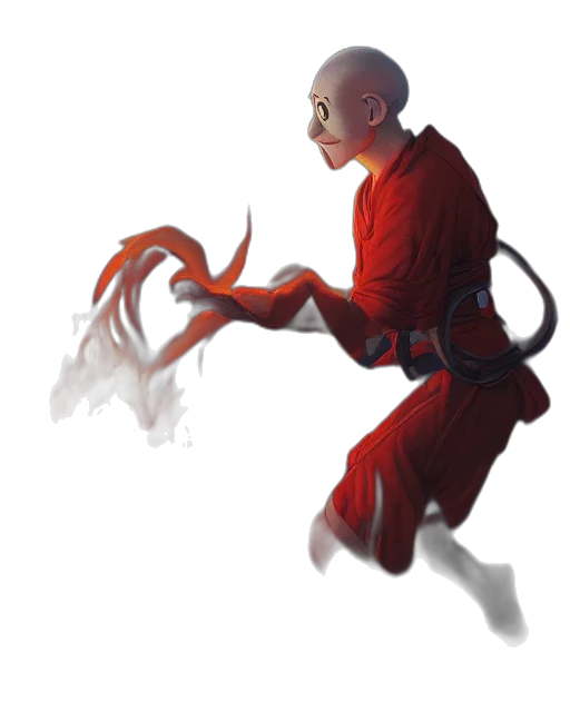 dragon, staff, creature, mask transparent PNG cut-out