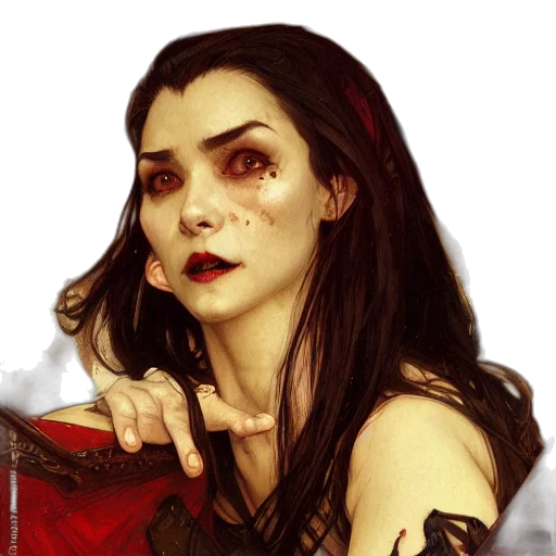face, fantasy art, comic book art, concept art transparent PNG cut-out