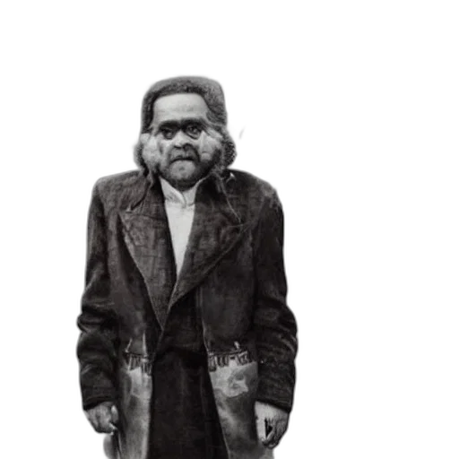 jacket, face, animal, creature transparent PNG cut-out