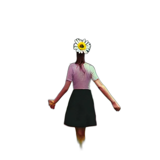 flower, dress, mask, jacket transparent PNG cut-out