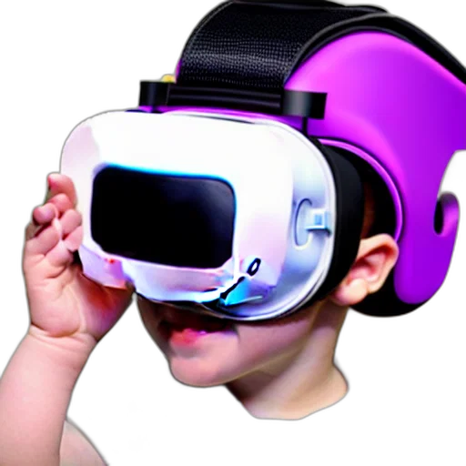 mask, robot, cyberpunk, 3d render transparent PNG cut-out