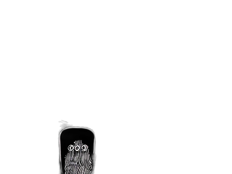 bottle, dress, mask, hair transparent PNG cut-out