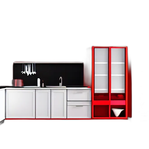 furniture, 3d render, photorealistic, concept art transparent PNG cut-out
