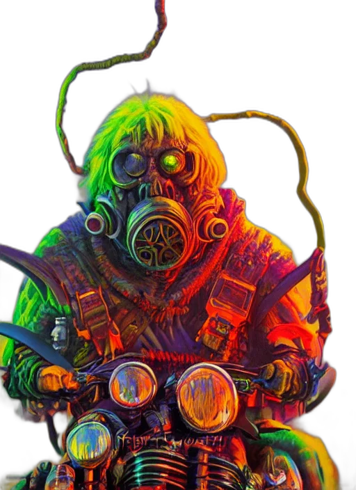 mask, jacket, creature, robot transparent PNG cut-out