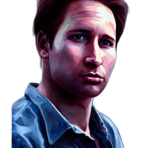face, jacket, staff, hair transparent PNG cut-out